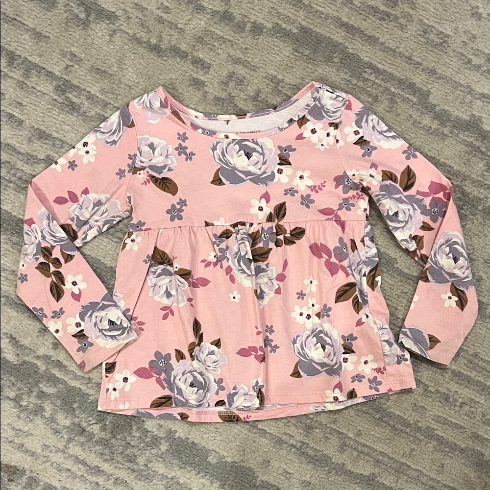 The Children’s Place Floral Long-Sleeve Top